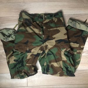 Camo cargo pants!